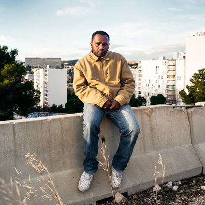 Hassany Ibrahima dans le quartier de la Savine. Il faisait partie du collectif hip-hop B.Vice, comme Ibrahim Ali.